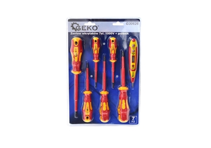 Attēls no Skrūvgriežu komplekts Geko G30626; 7 gab.