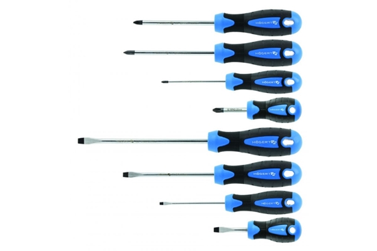 Picture of Skrūvgriežu komplekts Hogert HT1S096; 8 gab.