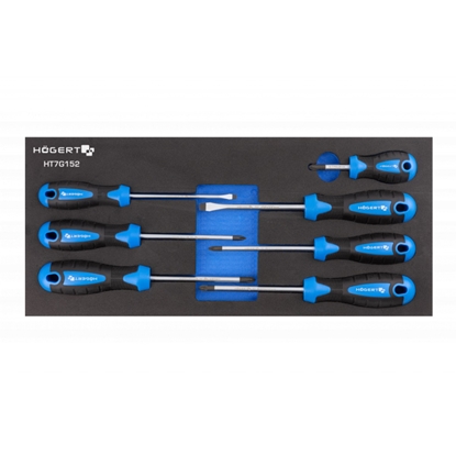 Picture of Skrūvgriežu komplekts Hogert HT7G152; 7 gab.