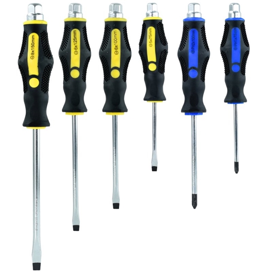 Picture of Skrūvgriežu komplekts Rexxer RA-03-136; 6 gab.