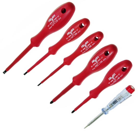 Picture of Skrūvgriežu komplekts Rexxer RA-04-256; 6 gab.