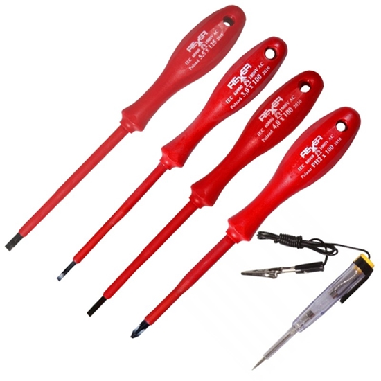 Picture of Skrūvgriežu komplekts Rexxer RA-04-259; 5 gab.