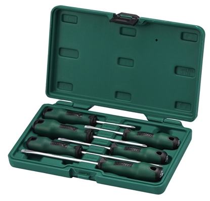 Attēls no Skrūvgriežu komplekts Sata S09309; 6 gab.