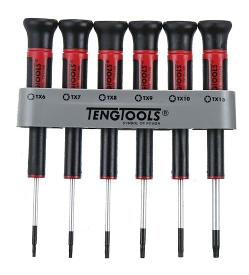Picture of Skrūvgriežu komplekts Teng Tools MDM706TX; Torx; 120 mm; 6 gab.