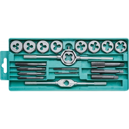 Attēls no Skrūvgriežu komplekts un skrūvgriežu komplekts Condor CON-WTD-9179; M3-M12; 20 gab.