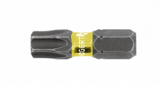 Picture of Skrūvgriežu uzgalis Hogert HT1S142; TT40; 1/4''; 25 mm; 5 gab.