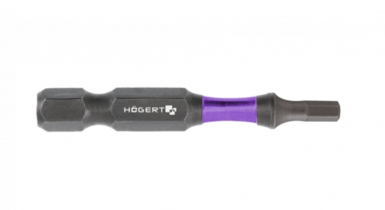 Picture of Skrūvgriežu uzgalis Hogert HT1S178; H6; 1/4''; 50 mm; 2 gab.