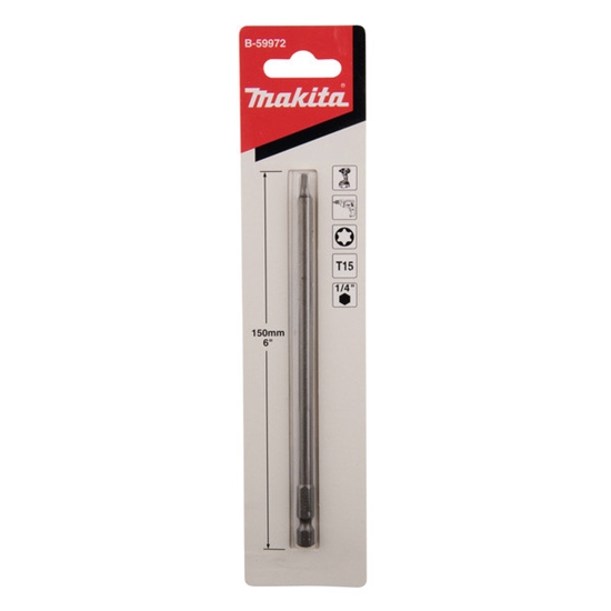 Picture of Skrūvgriežu uzgalis Makita B-59972; T15; 150 mm