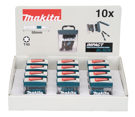 Picture of Skrūvgriežu uzgalis Makita E-12681-12; T40; 50 mm; 120 gab.