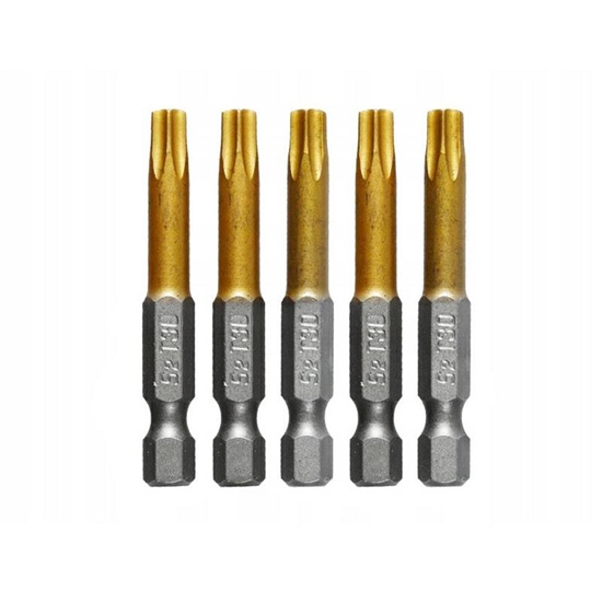 Picture of Skrūvgriežu uzgalis Rexxer RA-04-476; T30; 1/4''; 50 mm; 5 gab.