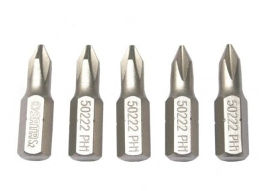 Picture of Skrūvgriežu uzgalis Sata S59221; 1/4''; PH0; 5 gab.