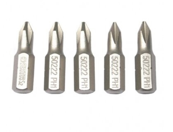 Picture of Skrūvgriežu uzgalis Sata S59223; 1/4''; PH2; 5 gab.