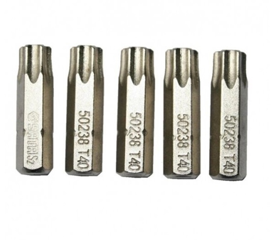 Picture of Skrūvgriežu uzgalis Sata S59232; 1/4''; T10; 5 gab.