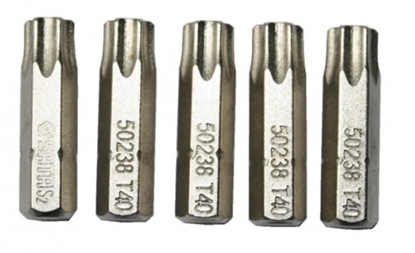 Picture of Skrūvgriežu uzgalis Sata S59237; T30; 25 mm; 5 gab.