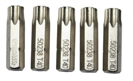 Picture of Skrūvgriežu uzgalis Sata S59237; T30; 25 mm; 5 gab.