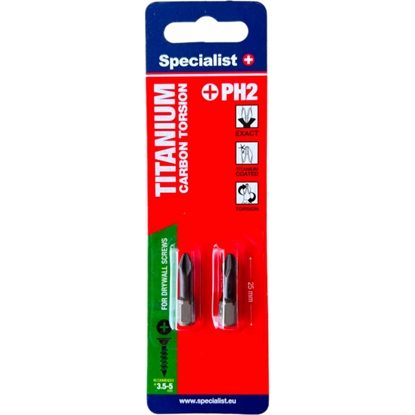 Attēls no Skrūvgriežu uzgalis Specialist 24/2-145; PH2; 2 gab.