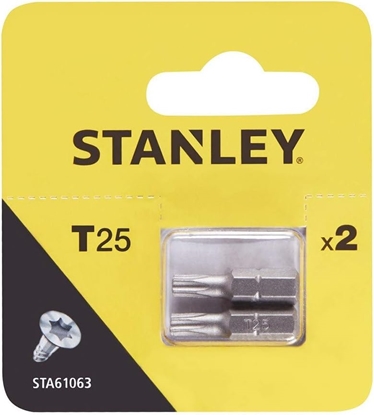 Изображение Skrūvgriežu uzgalis Stanley STA61063-XJ; T25; 2 gab.