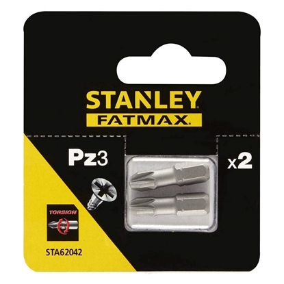 Изображение Skrūvgriežu uzgalis Stanley STA62042-XJ; PZ3; 2 gab.