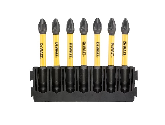 Изображение Skrūvgriežu uzgaļu komplekts DeWalt DT70821-QZ; PZ2; 57 mm; 7 gab.