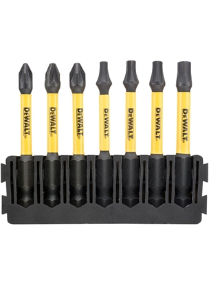 Изображение Skrūvgriežu uzgaļu komplekts DeWalt DT70823-QZ; 7 gab.