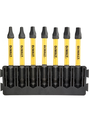 Изображение Skrūvgriežu uzgaļu komplekts DeWalt DT70824-QZ; 7 gab.