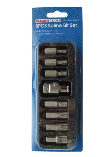 Picture of Skrūvgriežu uzgaļu komplekts Ellient Tools SB3025; 8 gab.