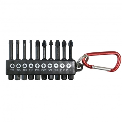 Picture of Skrūvgriežu uzgaļu komplekts Hikoki 60120820; 10 gab.