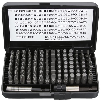 Attēls no Skrūvgriežu uzgaļu komplekts Hitachi; 100 gab.