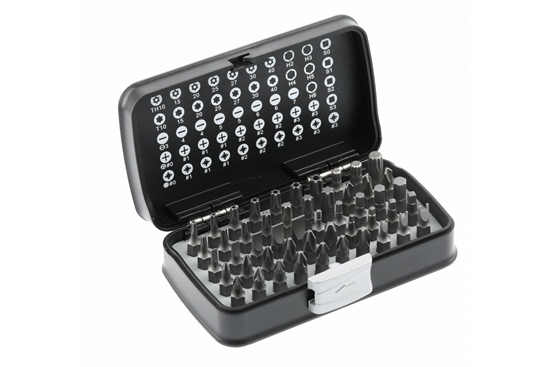 Picture of Skrūvgriežu uzgaļu komplekts Hogert HT1R461; 1/4''; 50 gab.