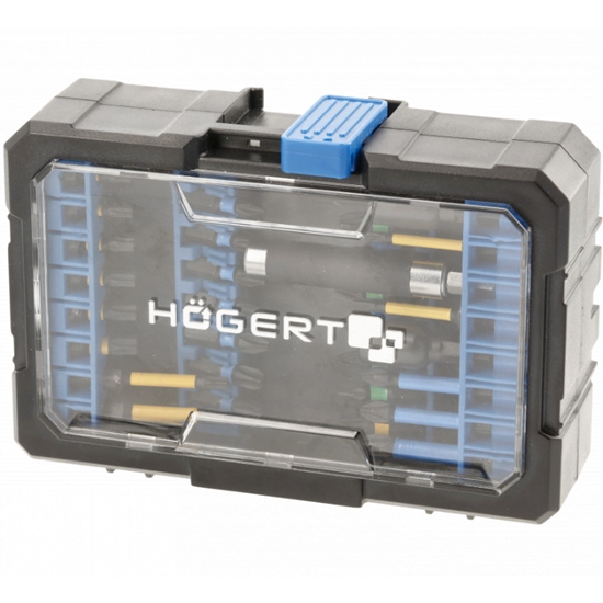 Picture of Skrūvgriežu uzgaļu komplekts Hogert HT1S802; 32 gab.