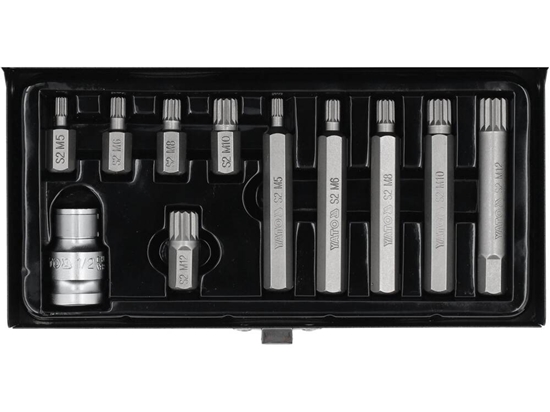 Picture of Skrūvgriežu uzgaļu komplekts Yato YT-0415; 11 gab.