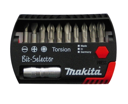 Picture of Skrūvgriežu uzgaļu komplekts Makita; 10 gab.
