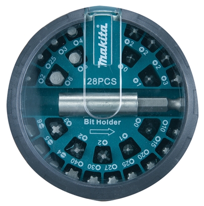 Picture of Skrūvgriežu uzgaļu komplekts Makita; 28 gab.