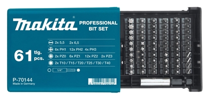 Picture of Skrūvgriežu uzgaļu komplekts Makita; 61 gab.