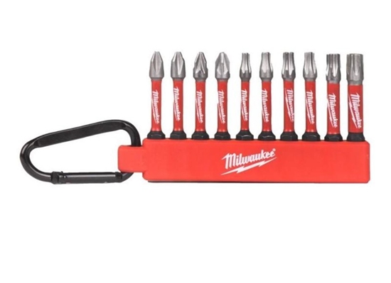 Изображение Skrūvgriežu uzgaļu komplekts Milwaukee 4932492939; 10 gab.