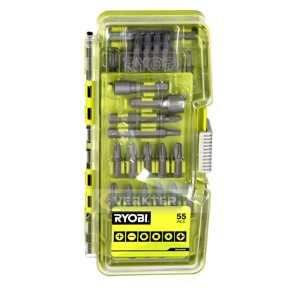 Picture of Skrūvgriežu uzgaļu komplekts Ryobi RAK55DK; 55 gab.