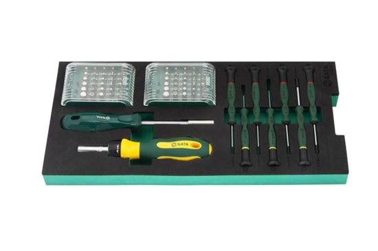 Picture of Skrūvgriežu uzgaļu komplekts Sata ST09920G; 71 gab.