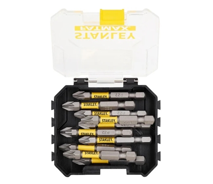 Изображение Skrūvgriežu uzgaļu komplekts Stanley STA88572-XJ; PZ2x50 mm; 10 gab.