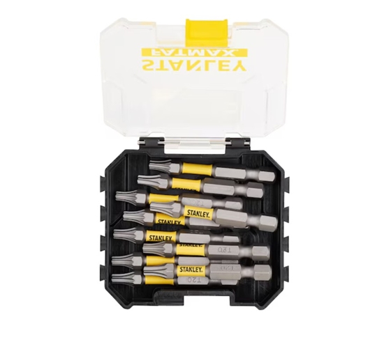 Изображение Skrūvgriežu uzgaļu komplekts Stanley STA88574-XJ; T20x50 mm; 10 gab.
