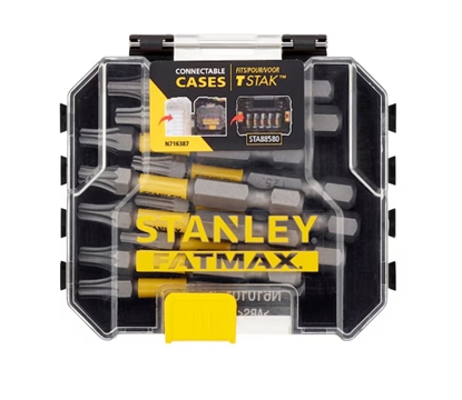 Изображение Skrūvgriežu uzgaļu komplekts Stanley STA88575-XJ; T25x50 mm; 10 gab.