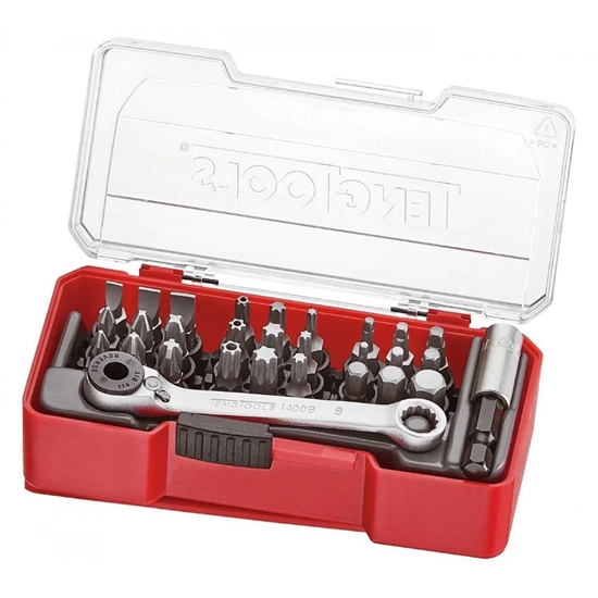 Picture of Skrūvgriežu uzgaļu komplekts Teng Tools TJ1429; 29 gab.