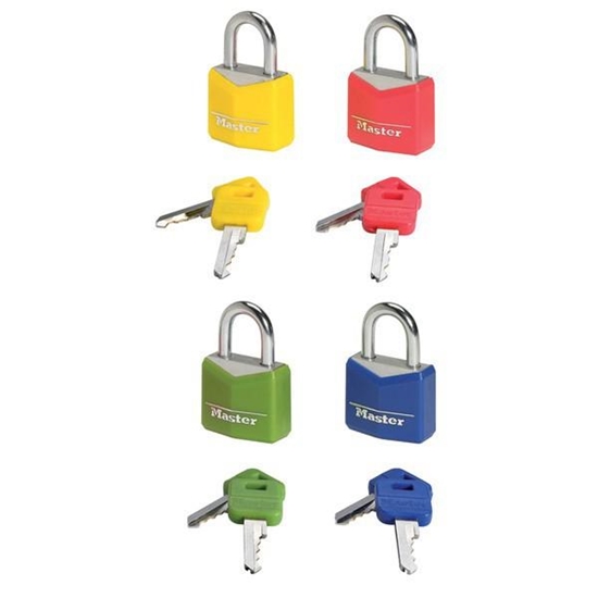 Picture of Slēdzene MasterLock 9121EURTCOLCC; 20 mm; 2 gab.