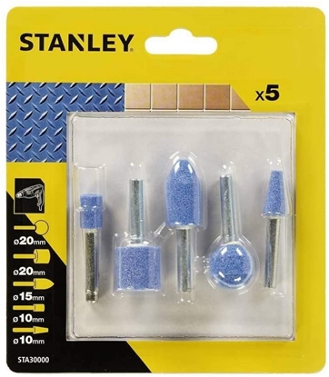 Изображение Slīpēšanas akmeņu komplekts Stanley STA30000-XJ; 5 gab.