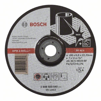 Picture of Slīpēšanas disks Bosch AS 30 S INOX BF; 180x6 mm