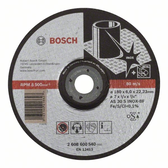 Picture of Slīpēšanas disks Bosch AS 30 S INOX BF; 180x6 mm