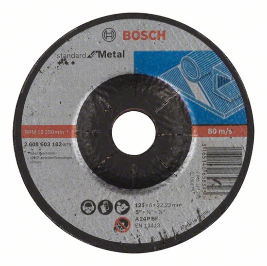 Picture of Slīpēšanas disks Bosch Standard; 125x6 mm