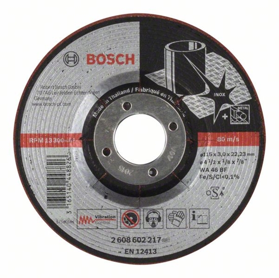 Picture of Slīpēšanas disks Bosch WA 46 BF; 115x3 mm