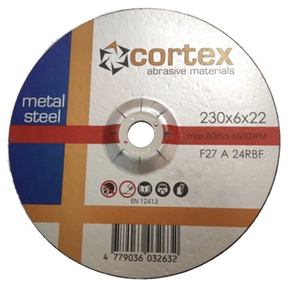 Picture of Slīpēšanas disks Cortex 32102; 230x6,0x22,2 mm