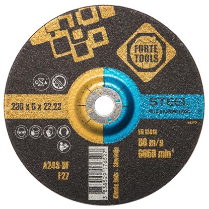 Picture of Slīpēšanas disks Forte Tools 374347; 230x6,5x22,23 mm