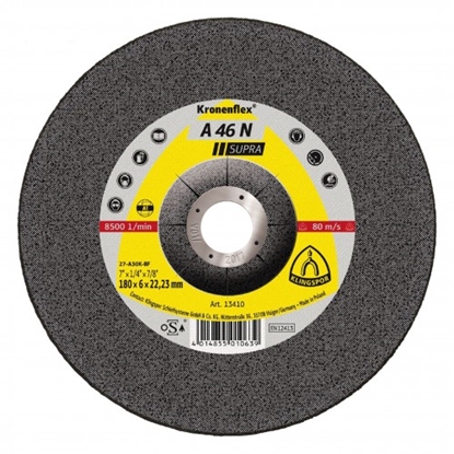 Picture of Slīpēšanas disks Klingspor A 46 N Supra; 125x6 mm; 10 gab.